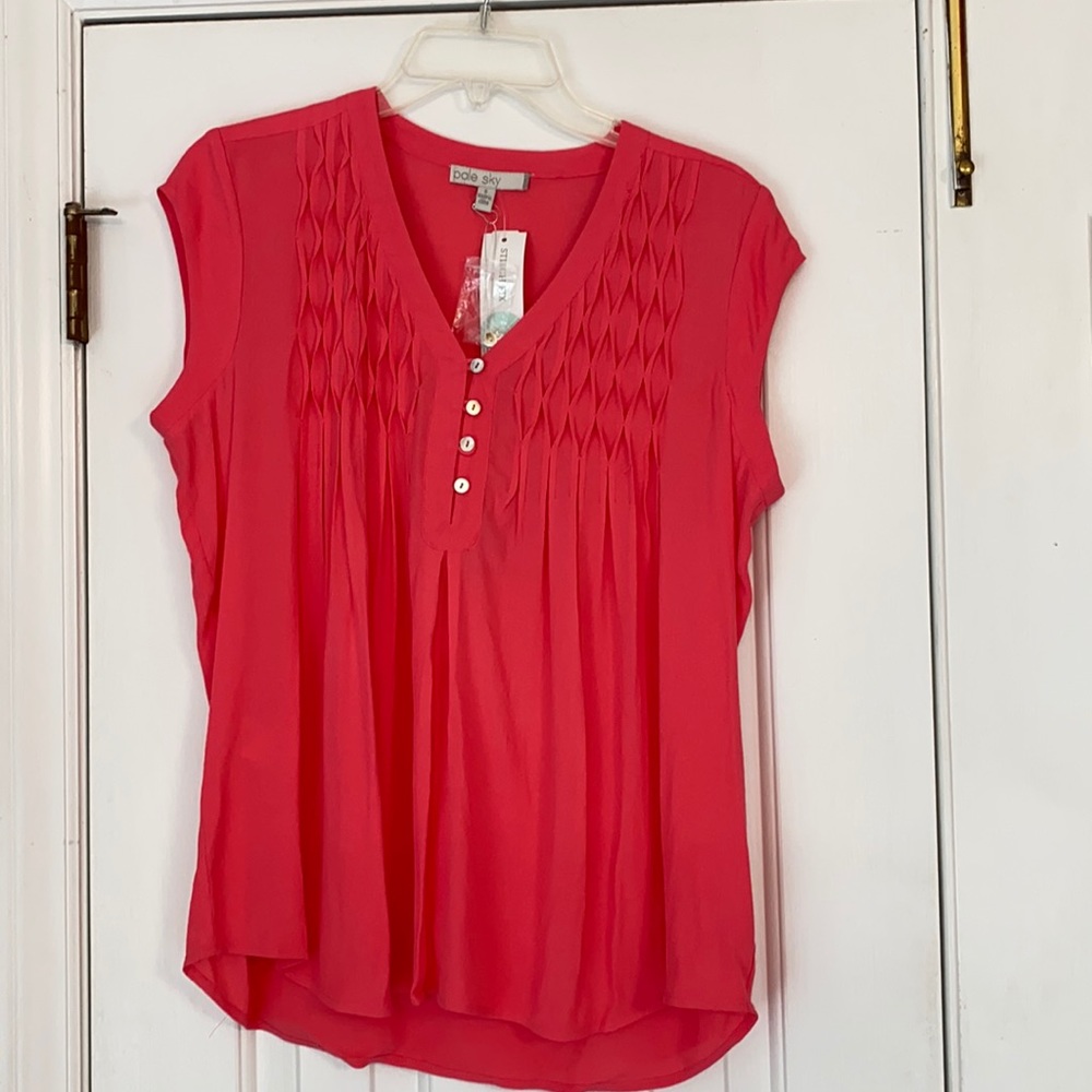 Stitch Fix Pale Sky coral top